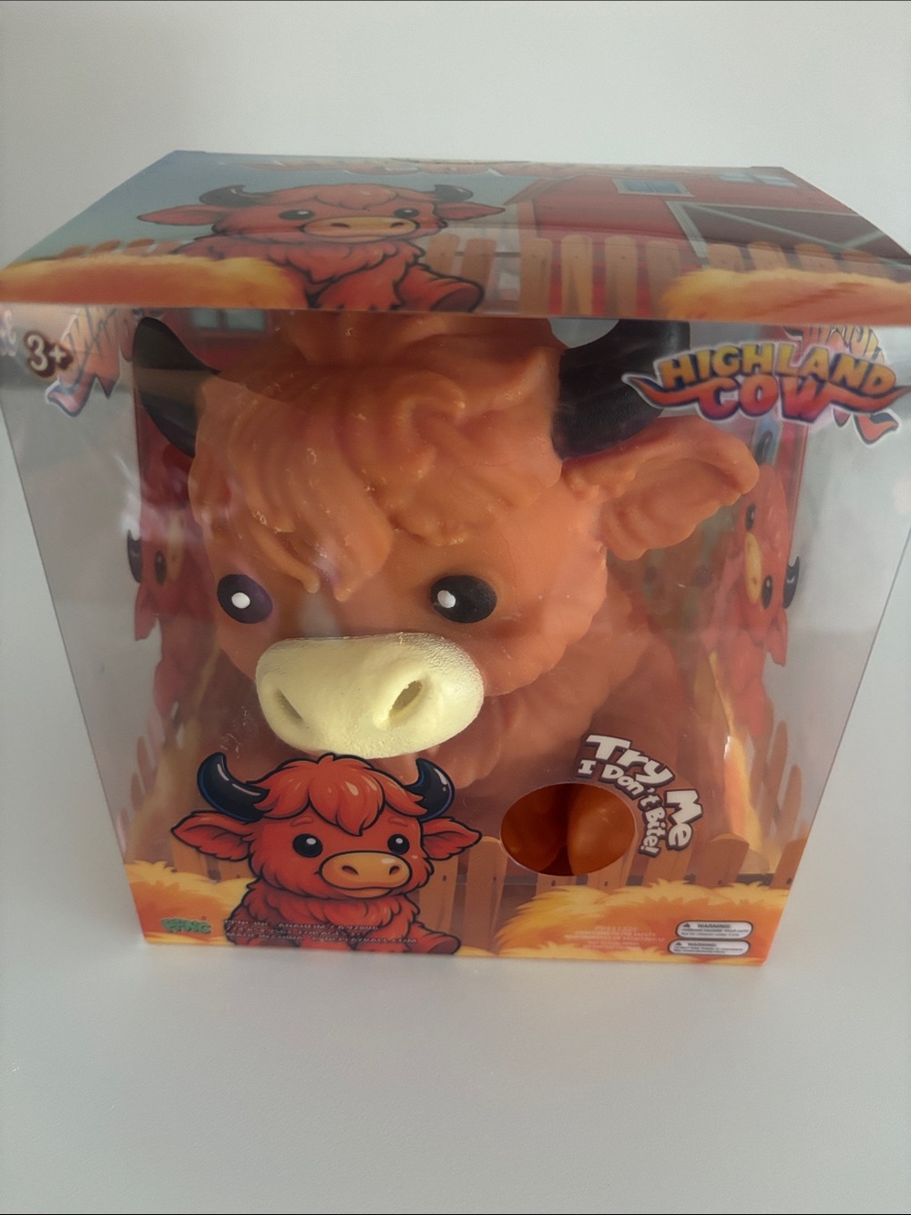 Squeeze Plush Toy - Orange